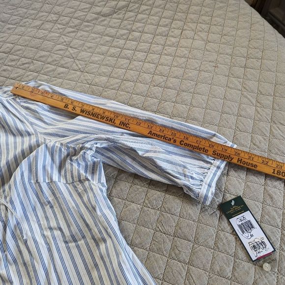 Ralph Lauren Ruffle Button Up 3x - Picture 4 of 6